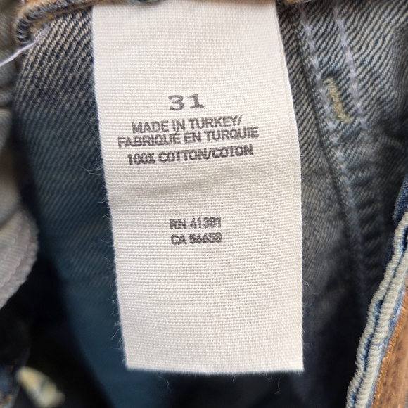 Denim & Supply Ralph Lauren Distressed Boyfriend Jeans Oceanside Wash Size 31 - Picture 8 of 10